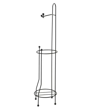DEA BLACK Stojak na papier toaletowy 15,7x15,7xh66cm