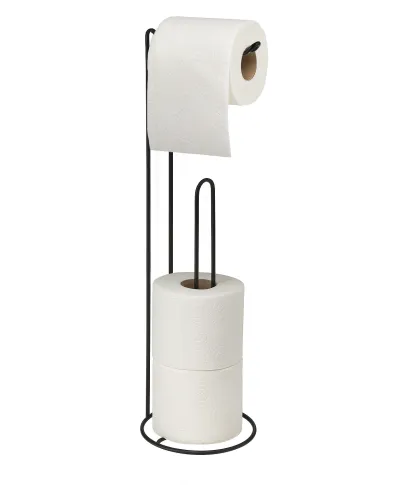DEA BLACK Stojak na papier toaletowy 15x15xh54cm