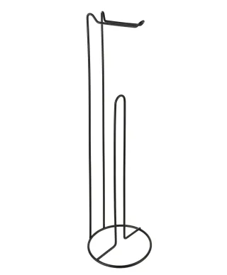 DEA BLACK Stojak na papier toaletowy 15x15xh54cm