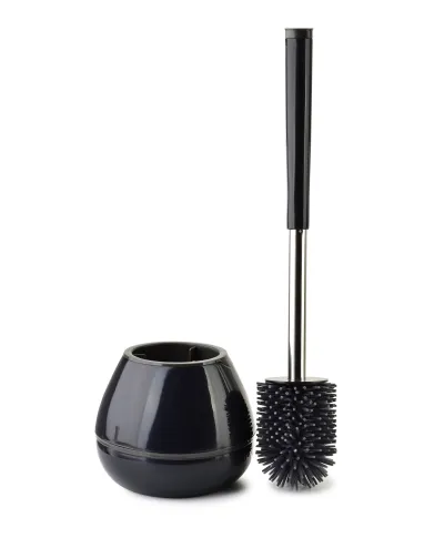 EDA SILICONE Szczotka WC czarna 14x42cm TPR