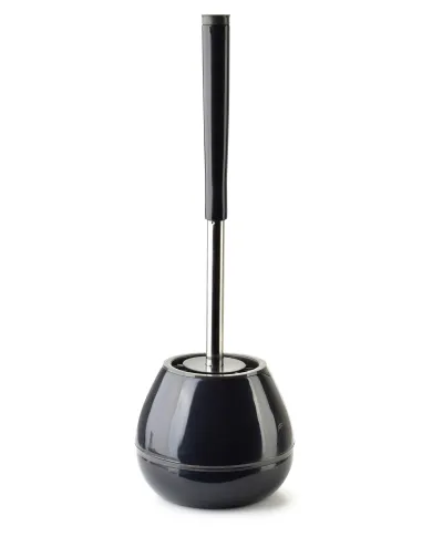 EDA SILICONE Szczotka WC czarna 14x42cm TPR