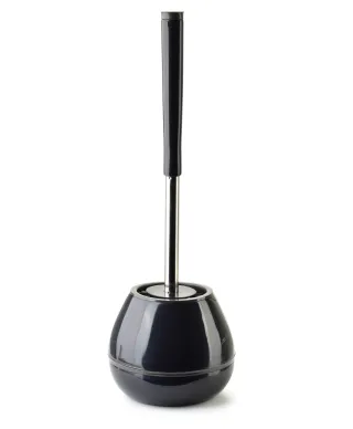 EDA SILICONE Szczotka WC czarna 14x42cm TPR