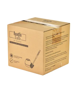 EDA SILICONE Szczotka WC czarna 14x42cm TPR