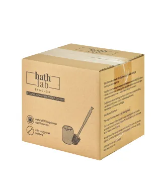 EDA SILICONE Szczotka WC czarna 11x44cm TPR