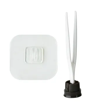 EDA SILICONE Szczotka WC czarna 11x44cm TPR