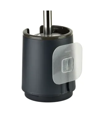 EDA SILICONE Szczotka WC czarna 10x41cm TPR