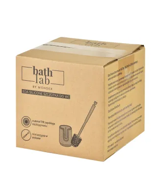 EDA SILICONE Szczotka WC czarna 10x41cm TPR