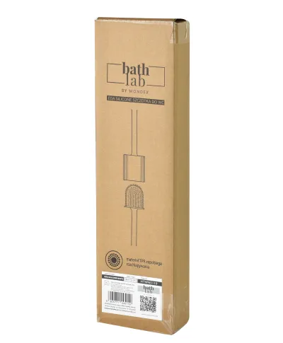 EDA SILICONE WHITE Szczotka WC biała 10x4x36cm TPR