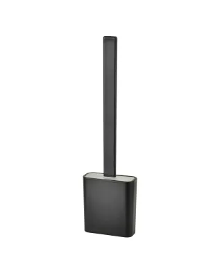 EDA SILICONE BLACK Szczotka WC czarna 10x4x36cm TPR