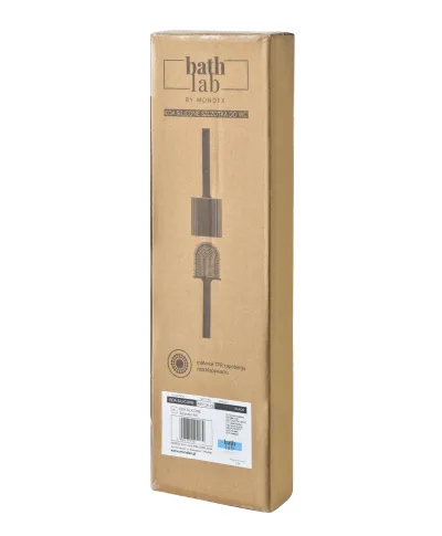 EDA SILICONE BLACK Szczotka WC czarna 10x4x36cm TPR