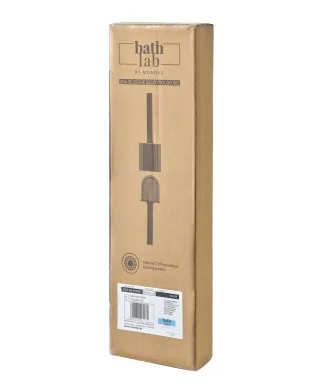 EDA SILICONE BLACK Szczotka WC czarna 10x4x36cm TPR