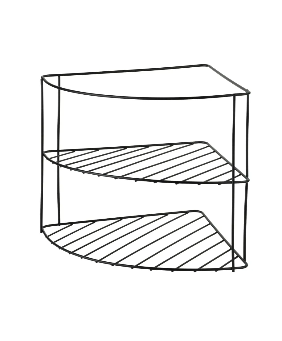 MODERN KITCHEN Półka narożna metal22,5x22,5xh21,5cm