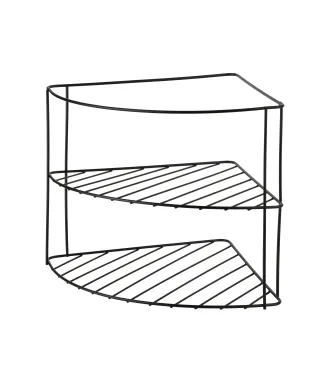 MODERN KITCHEN Półka narożna metal22,5x22,5xh21,5cm