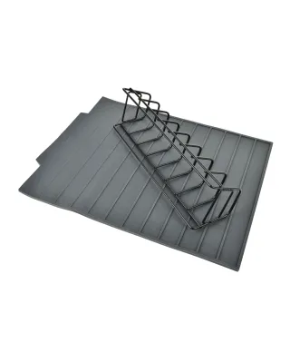 MODERN KITCHEN Ociekacz silikonowy ze stelażem 43x33xh8cm