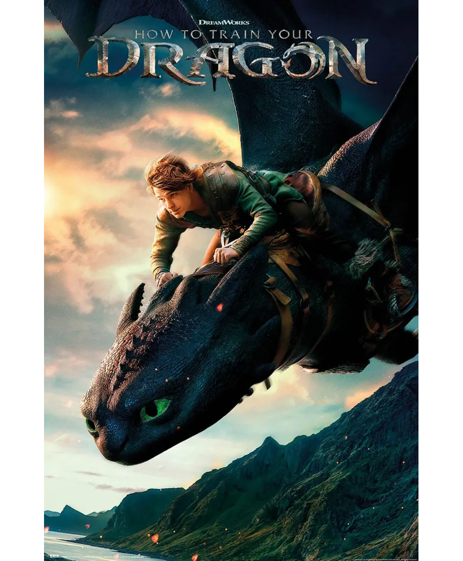 How To Train Your Dragon Jak Wytresować Smoka - plakat