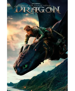 How To Train Your Dragon Jak Wytresować Smoka - plakat