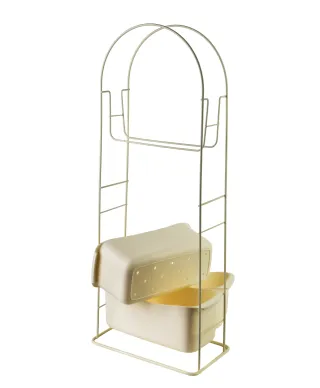 DEA BEIGE Półka 3 poziomowa 27,5x13x73cm