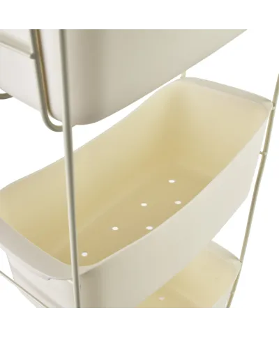 DEA BEIGE Półka 3 poziomowa 27,5x13x73cm