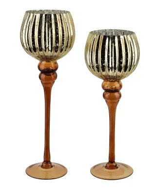 DONNA Świecznik kielich 13xh35cm