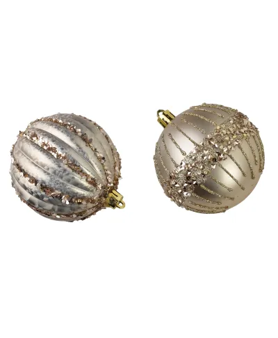 SANTA LILA Komplet 6 bombek