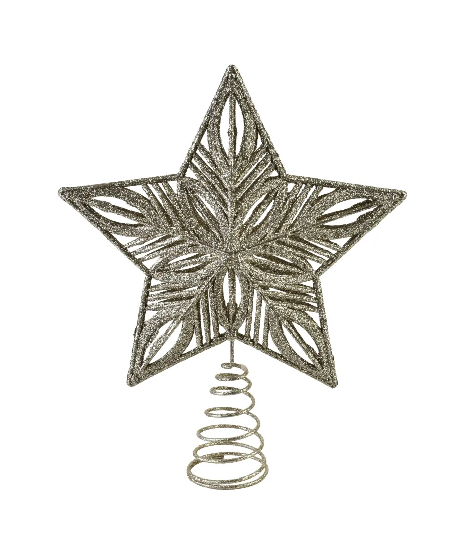 SANTA LILA Gwiazda czubek 24x20cm