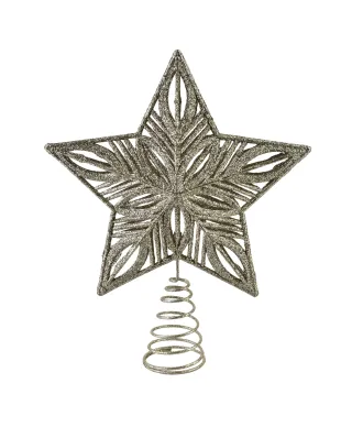 SANTA LILA Gwiazda czubek 24x20cm