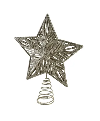 SANTA LILA Gwiazda czubek 24x20cm