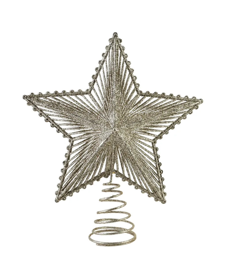 SANTA LILA Gwiazda czubek 19x23cm