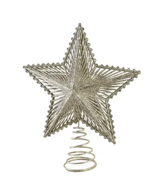 SANTA LILA Gwiazda czubek 19x23cm