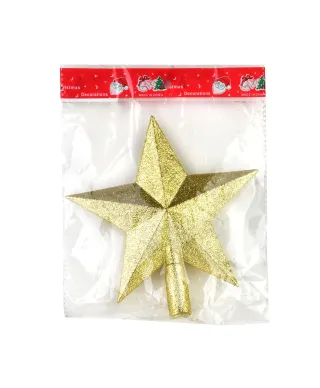 SANTA LILA Czubek na choinkę 19x20cm