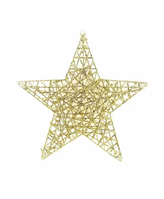 SANTA LILA Ozdoba Gwiazda 45x6cm LED