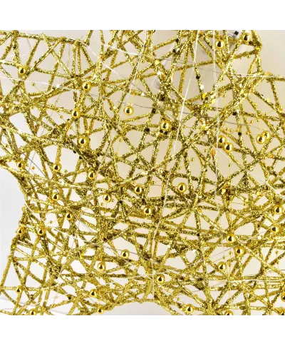 SANTA LILA Ozdoba Gwiazda 45x6cm LED