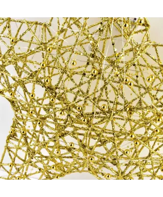 SANTA LILA Ozdoba Gwiazda 45x6cm LED