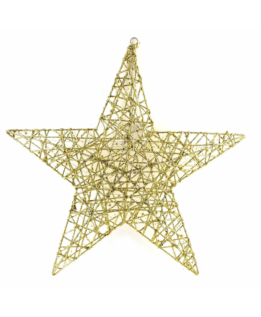 SANTA LILA Ozdoba Gwiazda 60x8cm LED