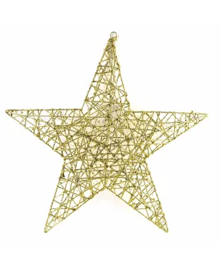 SANTA LILA Ozdoba Gwiazda 60x8cm LED