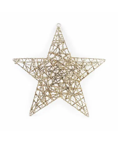 SANTA LILA Ozdoba Gwiazda 45x6cm LED