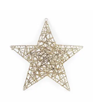 SANTA LILA Ozdoba Gwiazda 45x6cm LED