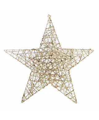 SANTA LILA Ozdoba Gwiazda 60x8cm LED