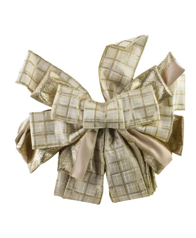 SANTA LILA Kokarda 32x130cm beżowo-złota