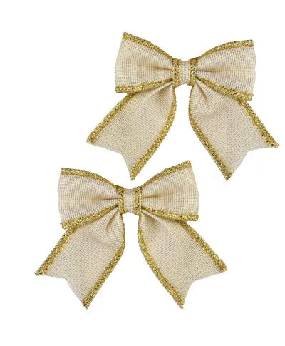 SANTA LILA komplet 2 Kokard 13x14cm