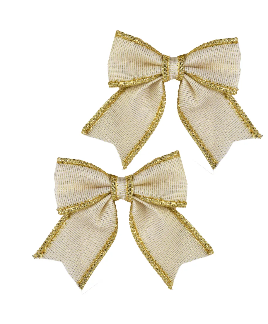 SANTA LILA komplet 2 Kokard 13x14cm