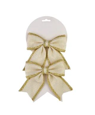 SANTA LILA komplet 2 Kokard 13x14cm