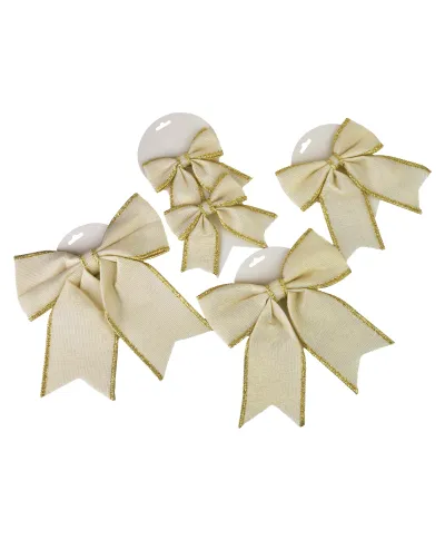 SANTA LILA komplet 2 Kokard 13x14cm