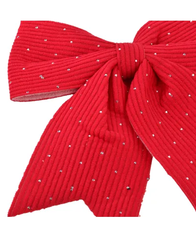 SANTA LILA Komplet 2 kokard 13,5x14,5cmx1cm cyrkonie