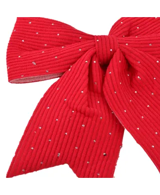 SANTA LILA Komplet 2 kokard 13,5x14,5cmx1cm cyrkonie