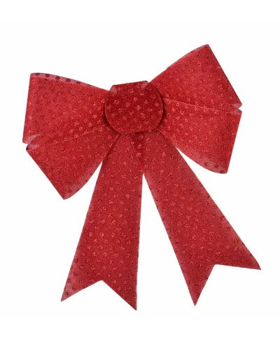 SANTA LILA Kokarda 28x33cm czerwona