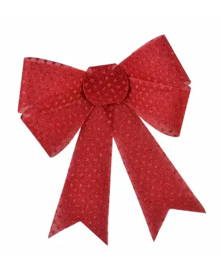 SANTA LILA Kokarda 28x33cm czerwona