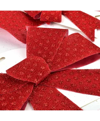 SANTA LILA Komplet 3 Kokardek 9,5x12cm