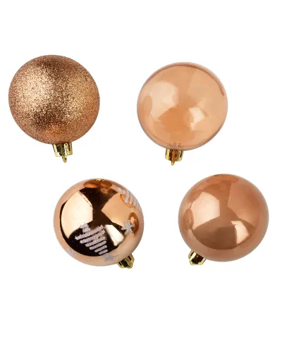 SANTA LILA Komplet 24 bombek 5,5cm