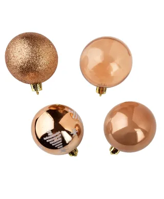 SANTA LILA Komplet 24 bombek 5,5cm